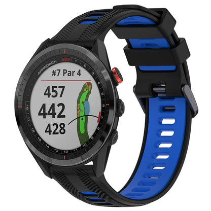 สายนาฬิกาซิลิโคนสองสีแบบสปอร์ต, For Garmin Approach S62, For Garmin Fenix 6 Pro, For Garmin Fenix 5, For Garmin Fenix 5 Plus