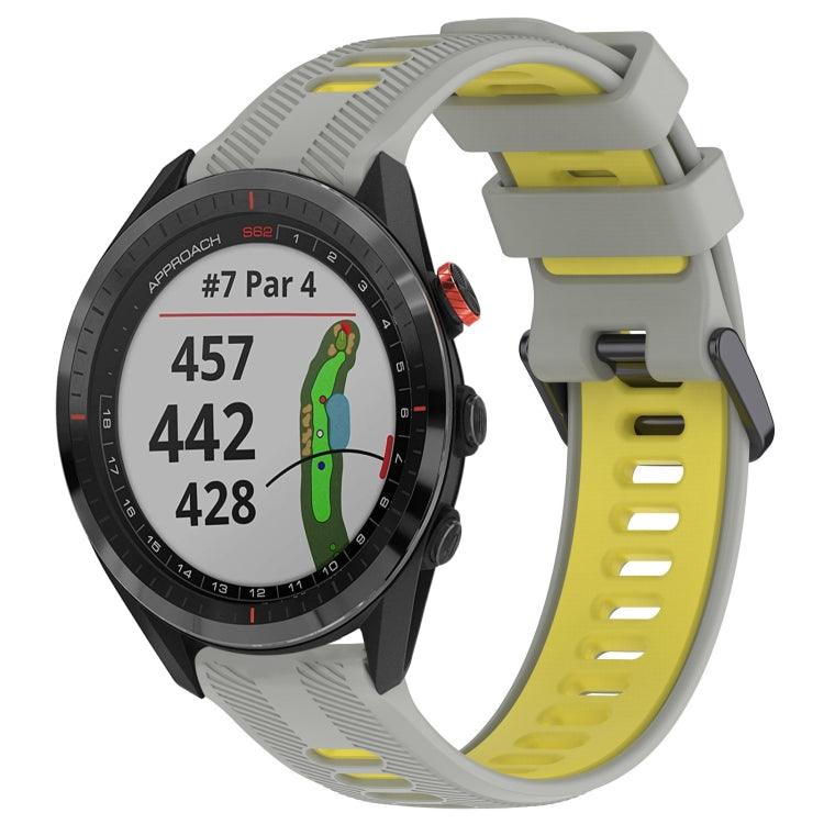 สายนาฬิกาซิลิโคนสองสีแบบสปอร์ต, For Garmin Approach S62, For Garmin Fenix 6 Pro, For Garmin Fenix 5, For Garmin Fenix 5 Plus