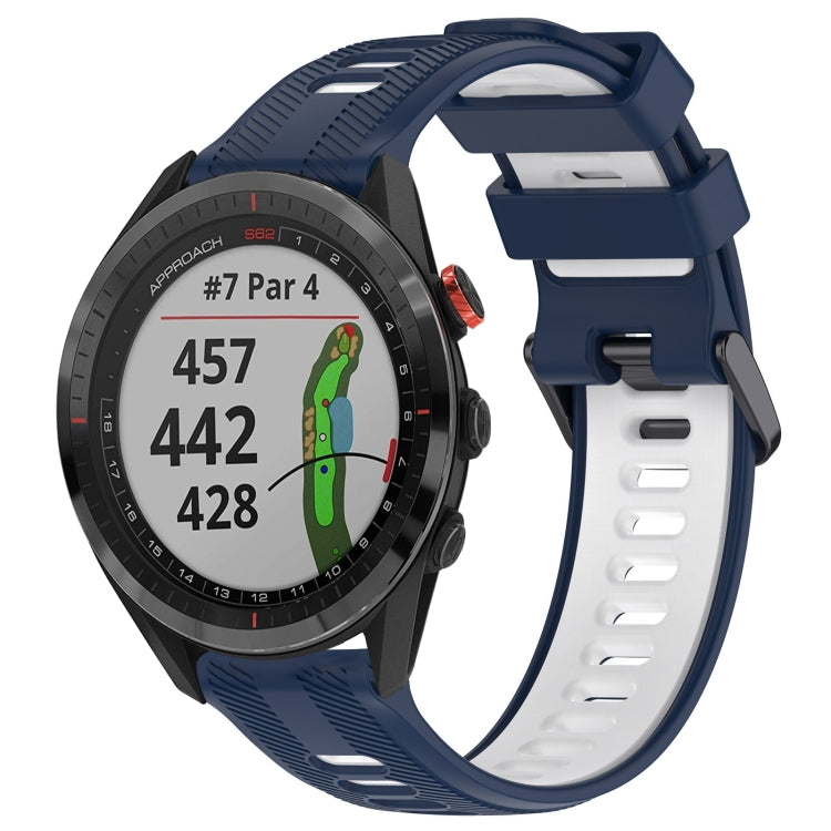 สายนาฬิกาซิลิโคนสองสีแบบสปอร์ต, For Garmin Approach S62, For Garmin Fenix 6 Pro, For Garmin Fenix 5, For Garmin Fenix 5 Plus