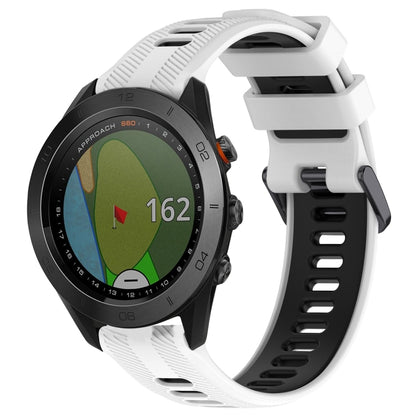 สายนาฬิกาซิลิโคนสองสีแบบสปอร์ต, For Garmin EPIX Pro 47mm, For Garmin Fenix 7 Pro, For Garmin Approach S60, For Garmin Forerunner 935