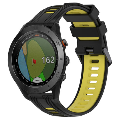สายนาฬิกาซิลิโคนสองสีแบบสปอร์ต, For Garmin EPIX Pro 47mm, For Garmin Fenix 7 Pro, For Garmin Approach S60, For Garmin Forerunner 935