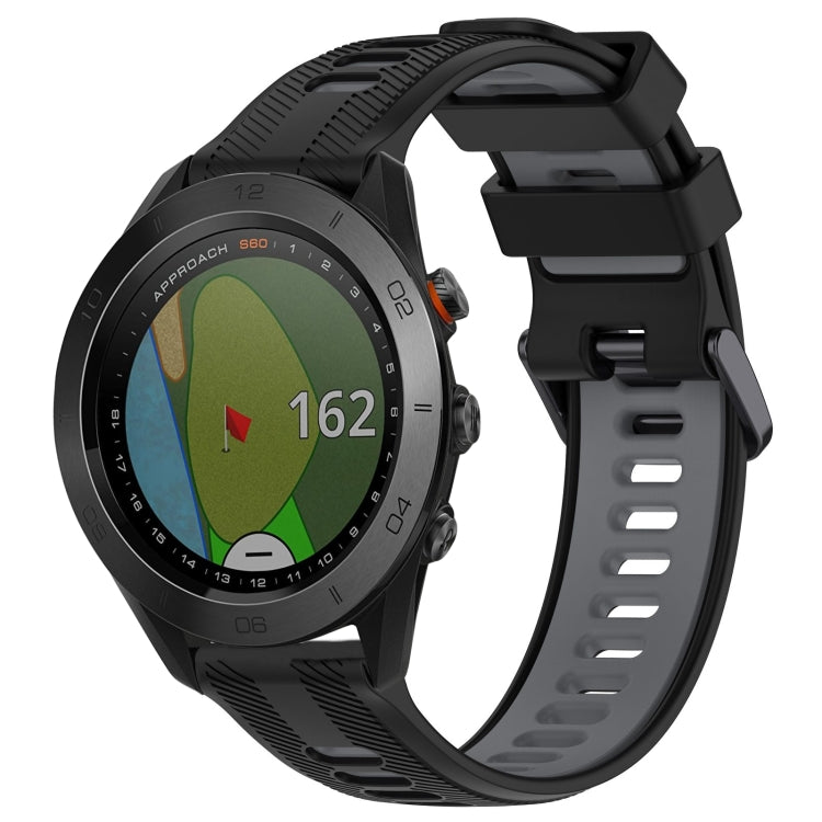 สายนาฬิกาซิลิโคนสองสีแบบสปอร์ต, For Garmin EPIX Pro 47mm, For Garmin Fenix 7 Pro, For Garmin Approach S60, For Garmin Forerunner 935