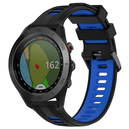 สายนาฬิกาซิลิโคนสองสีแบบสปอร์ต, For Garmin EPIX Pro 47mm, For Garmin Fenix 7 Pro, For Garmin Approach S60, For Garmin Forerunner 935