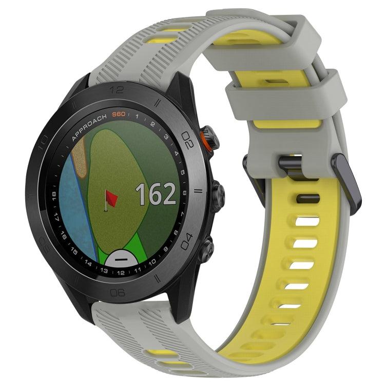 สายนาฬิกาซิลิโคนสองสีแบบสปอร์ต, For Garmin EPIX Pro 47mm, For Garmin Fenix 7 Pro, For Garmin Approach S60, For Garmin Forerunner 935