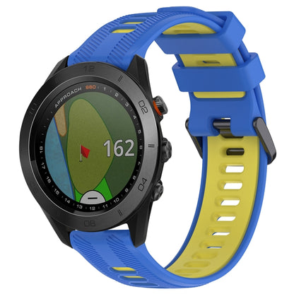 สายนาฬิกาซิลิโคนสองสีแบบสปอร์ต, For Garmin EPIX Pro 47mm, For Garmin Fenix 7 Pro, For Garmin Approach S60, For Garmin Forerunner 935