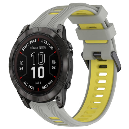 สายนาฬิกาซิลิโคนสองสีแบบสปอร์ต, For Garmin EPIX Pro 47mm, For Garmin Fenix 7 Pro, For Garmin Approach S60, For Garmin Forerunner 935