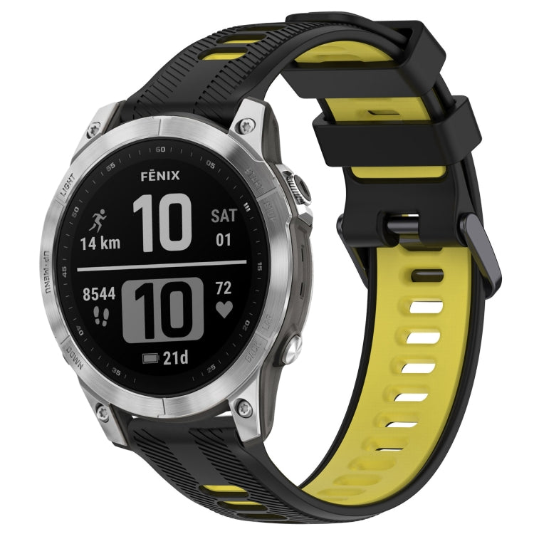 สายนาฬิกาซิลิโคนสองสีแบบสปอร์ต, For Garmin Descent G1, For Garmin Fenix 7, For Garmin Instinct 2 Solar, For Garmin Instinct 2