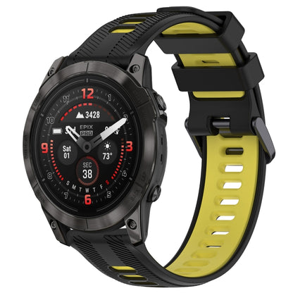 สายนาฬิกาซิลิโคนสองสีแบบสปอร์ต, For Garmin EPIX Pro 47mm, For Garmin Fenix 7 Pro, For Garmin Approach S60, For Garmin Forerunner 935