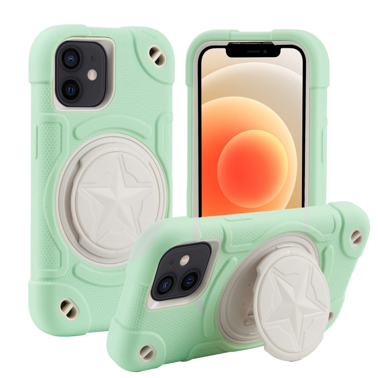 เคสโทรศัพท์ซิลิโคนไฮบริด Shield PC, For iPhone 12, For iPhone 12 Pro Max, For iPhone 12 Pro