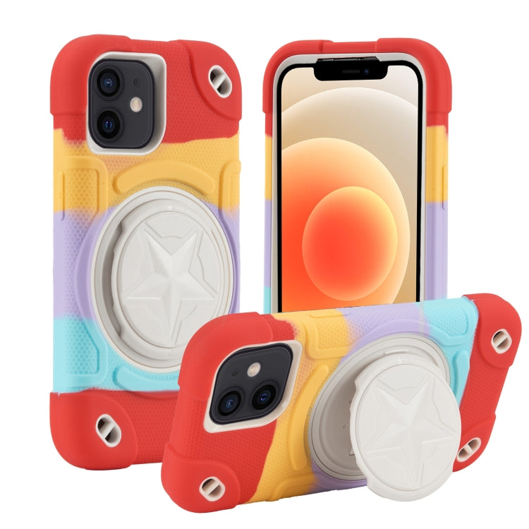 เคสโทรศัพท์ซิลิโคนไฮบริด Shield PC, For iPhone 12, For iPhone 12 Pro Max, For iPhone 12 Pro