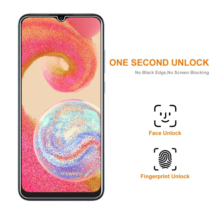 ENKAY 0.26mm 9H 2.5D ฟิล์มกระจกนิรภัยอะลูมิเนียม-ซิลิกอนสูง, For Samsung Galaxy M04, For Samsung Galaxy A25 5G, For Samsung Galaxy A35, For Samsung Galaxy A55, For Samsung Galaxy S23 FE 5G, For Samsung Galaxy M54 / F54, For Samsung Galaxy A15 4G / 5G