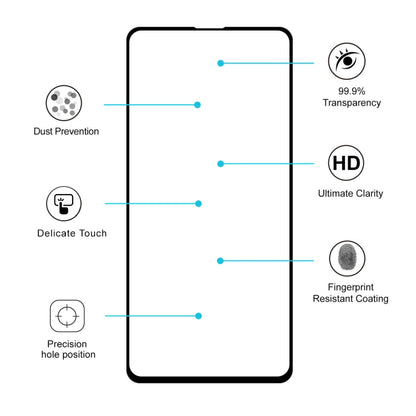 สำหรับ Xiaomi Poco F5 Pro / Redmi K60 / K60 Pro 2 ชิ้น ENKAY หมวกเจ้าชายเต็มกาว 0.26 มิลลิเมตร 9 H 2.5D กระจกนิรภัยเต็มฟิล์ม, For Redmi K20 / K20 Pro(2pcs)