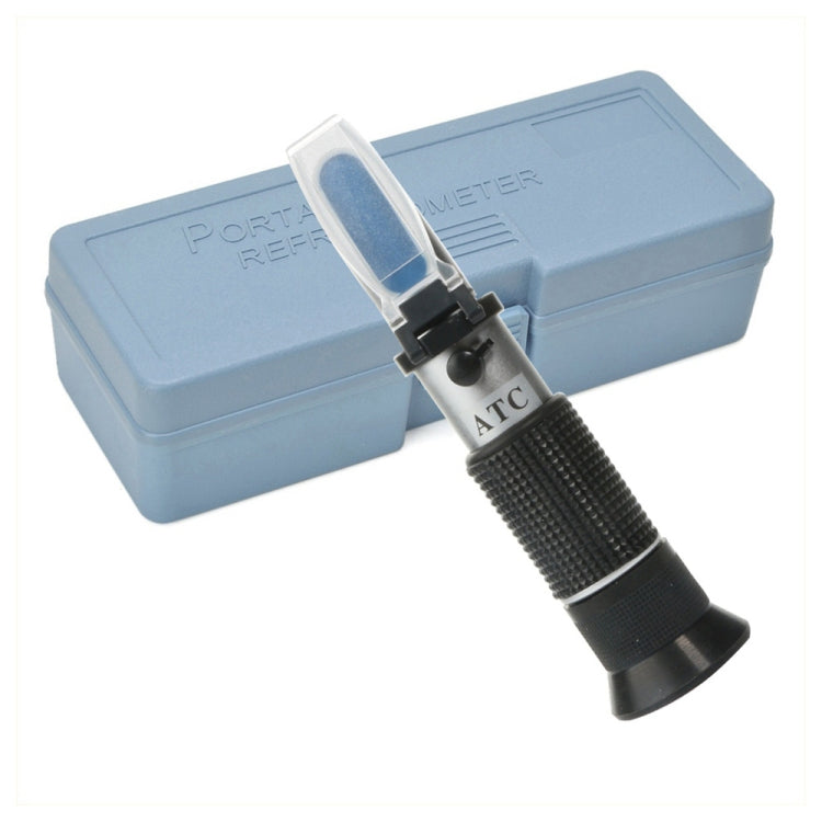 แอลกอฮอล์ Refractometer น้ำตาลไวน์องุ่นความเข้มข้น 0 ~ 25% แอลกอฮอล์ 0 ~ 40% Brix Tester Meter ATC เครื่องมือมือถือ RZ121