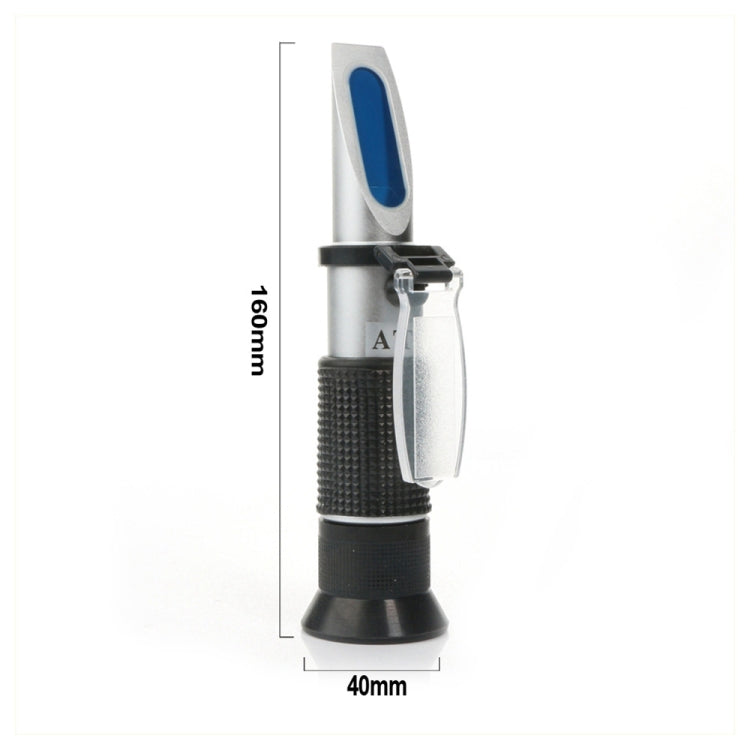 แอลกอฮอล์ Refractometer น้ำตาลไวน์องุ่นความเข้มข้น 0 ~ 25% แอลกอฮอล์ 0 ~ 40% Brix Tester Meter ATC เครื่องมือมือถือ RZ121