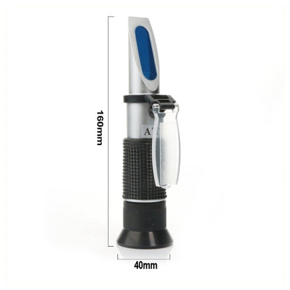 แอลกอฮอล์ Refractometer น้ำตาลไวน์องุ่นความเข้มข้น 0 ~ 25% แอลกอฮอล์ 0 ~ 40% Brix Tester Meter ATC เครื่องมือมือถือ RZ121