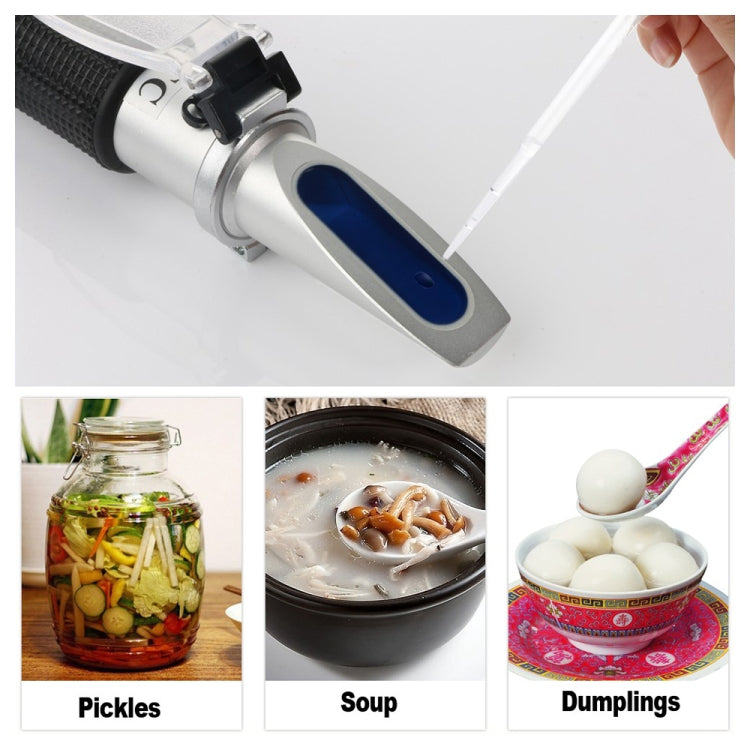 Refractometer Optical Salinity Concentration มือถือความแม่นยำสูงเครื่องมือวัด RZ112 0 ~ 28%
