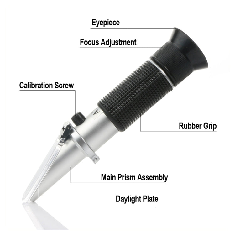 Refractometer Optical Salinity Concentration มือถือความแม่นยำสูงเครื่องมือวัด RZ112 0 ~ 28%
