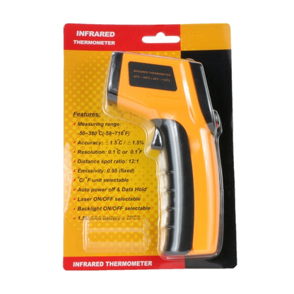 เครื่องวัดอุณหภูมิอินฟราเรดเลเซอร์ดิจิตอลคอนโทรลเลอร์ GM320 เครื่องวัดอุณหภูมิแบบใช้มือถือ, GM320