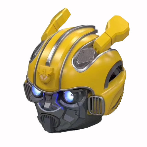 ลำโพงบลูทูธ 5.0, ลำโพงการ์ตูน Bumblebee, รองรับ TF, ฟังก์ชั่น FM, วัสดุโลหะ