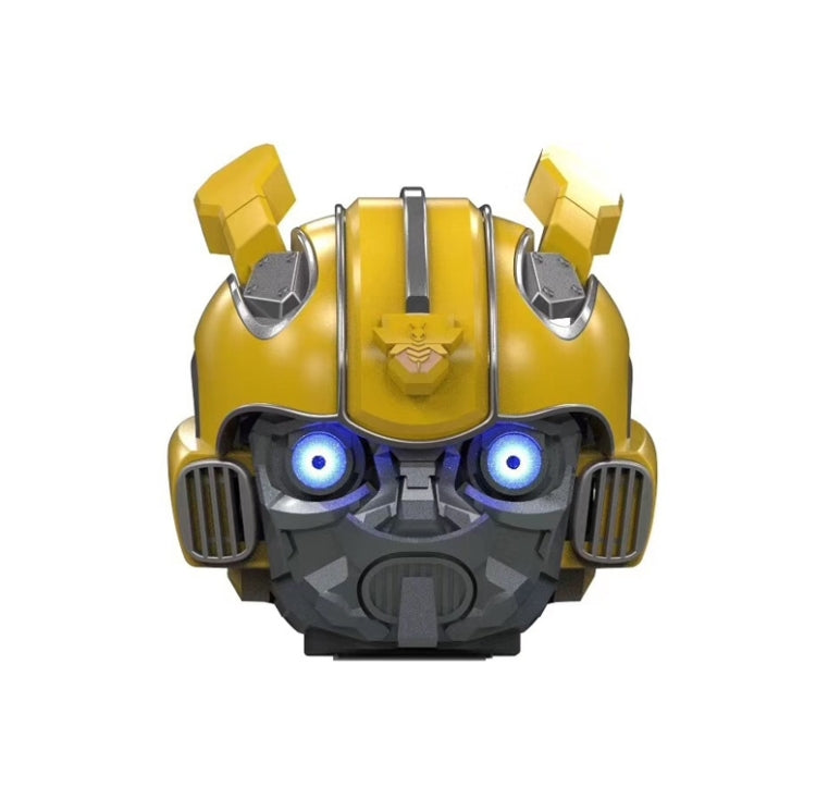 ลำโพงบลูทูธ 5.0, ลำโพงการ์ตูน Bumblebee, รองรับ TF, ฟังก์ชั่น FM, วัสดุโลหะ