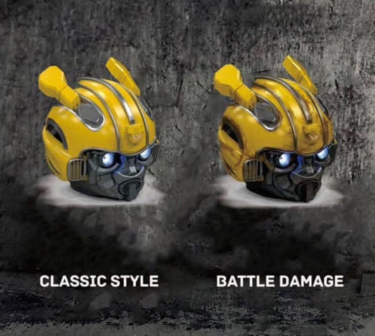 ลำโพงบลูทูธ 5.0, ลำโพงการ์ตูน Bumblebee, รองรับ TF, ฟังก์ชั่น FM, วัสดุโลหะ