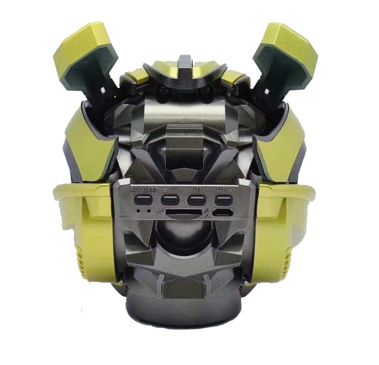 ลำโพงบลูทูธ 5.0, ลำโพงการ์ตูน Bumblebee, รองรับ TF, ฟังก์ชั่น FM, วัสดุโลหะ