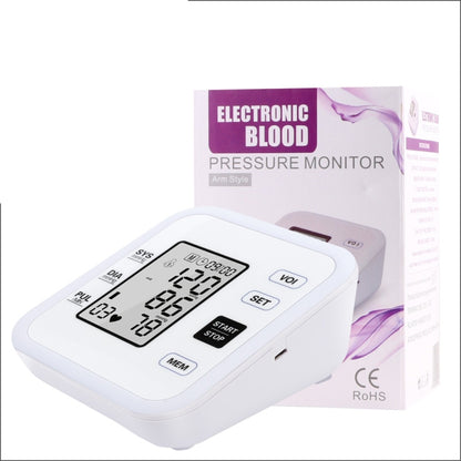 RZ205 ความดันโลหิตอัตโนมัติ Digital Upper Arm Heart Beat Rate Pulse Monitor Tonometer อุปกรณ์การแพทย์ Sphygmomanometer