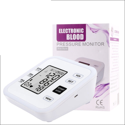 RZ205 ความดันโลหิตอัตโนมัติ Digital Upper Arm Heart Beat Rate Pulse Monitor Tonometer อุปกรณ์การแพทย์ Sphygmomanometer