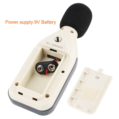 GM1351 30-130dB เครื่องวัดระดับเสียงแบบดิจิตอลเครื่องวัดเสียงรบกวนในเดซิเบลหน้าจอ LCD, GM1351