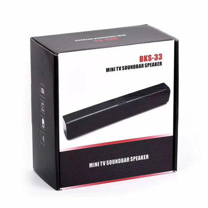 BKS-33 5.0 TV Home Wireless Soundbar, รองรับ TF, ถอดและต่อได้, เอฟเฟกต์สเตอริโอ 3D