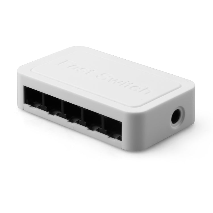สวิตช์อีเทอร์เน็ตความเร็วสูง 5 พอร์ต 10/100Mbps, 5 Ports White