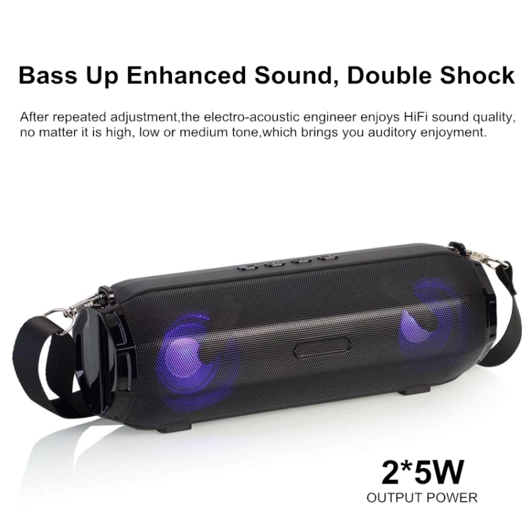 LZ33 LED แบบพกพาลำโพงไร้สายบลูทูธสเตอริโอลำโพงเพลงสำหรับคอมพิวเตอร์ TF FM