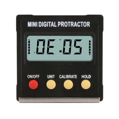 RZ2010 360 องศามินิเครื่องวัดมุมดิจิตอล Inclinometer ระดับอิเล็กทรอนิกส์กล่องฐานแม่เหล็กวัดเครื่องมือ