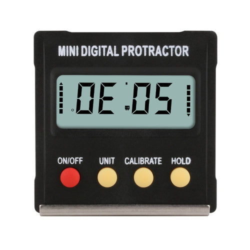RZ2010 360 องศามินิเครื่องวัดมุมดิจิตอล Inclinometer ระดับอิเล็กทรอนิกส์กล่องฐานแม่เหล็กวัดเครื่องมือ