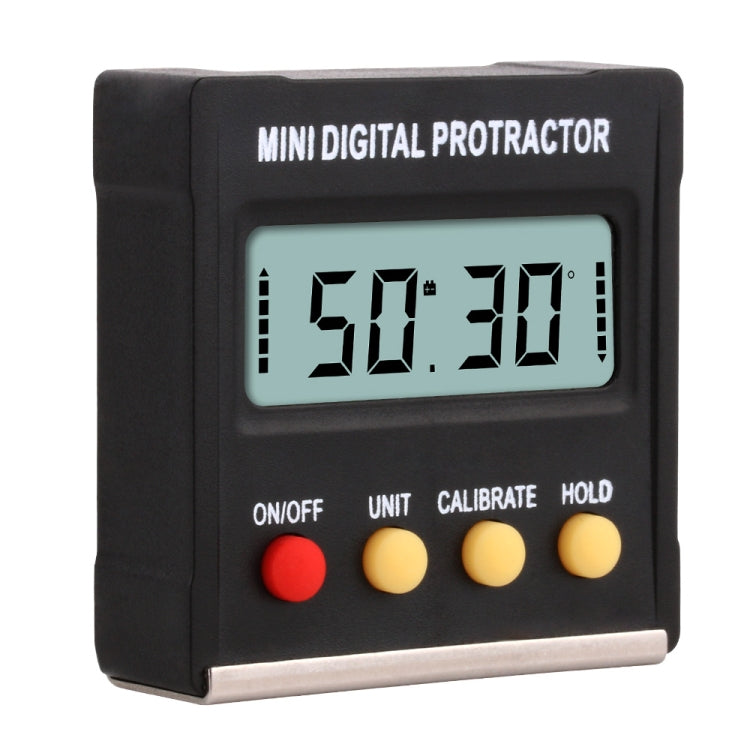 RZ2010 360 องศามินิเครื่องวัดมุมดิจิตอล Inclinometer ระดับอิเล็กทรอนิกส์กล่องฐานแม่เหล็กวัดเครื่องมือ