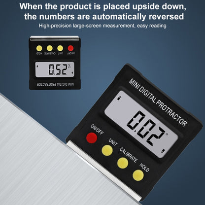 RZ2010 360 องศามินิเครื่องวัดมุมดิจิตอล Inclinometer ระดับอิเล็กทรอนิกส์กล่องฐานแม่เหล็กวัดเครื่องมือ