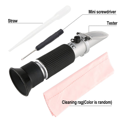 RZ136 Refractometer ผลไม้ไวน์เมตรน้ำตาลแบบพกพา Auto Brix 0 ~ 32% แอลกอฮอล์ 0 ~ 26% น้ำผลไม้ไวน์น้ำตาลเมตร Refractometer