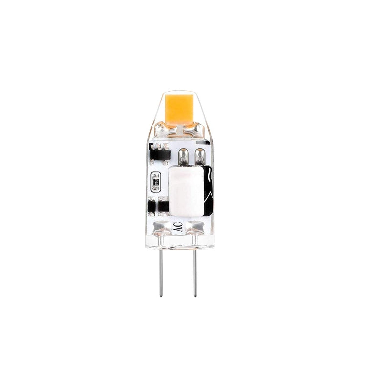 G4 1W 1 LEDs 110LM หลอดไฟโคมระย้าหลอดไฟซิลิโคน Super Bright COB, AC/DC 10-20V