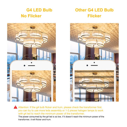 G4 1W 1 LEDs 110LM หลอดไฟโคมระย้าหลอดไฟซิลิโคน Super Bright COB, AC/DC 10-20V