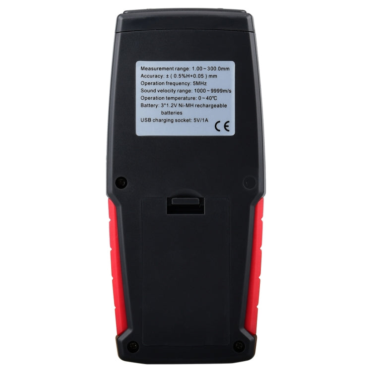 WT100A Digital Ultrasonic เครื่องวัดความหนา USB ชาร์จดิจิตอลความหนาโลหะเครื่องทดสอบความแม่นยำสูง, WT100A