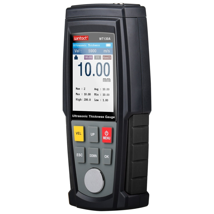WT130A Digital Ultrasonic เครื่องวัดความหนา USB ชาร์จดิจิตอลความหนาโลหะเครื่องทดสอบความแม่นยำสูง, WT130A