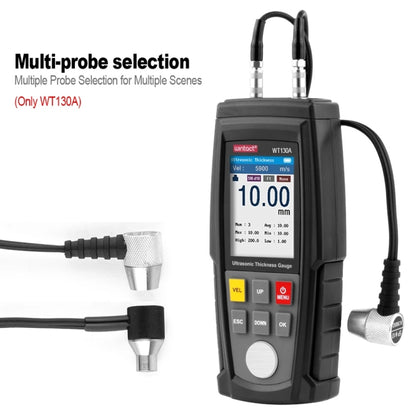 WT130A Digital Ultrasonic เครื่องวัดความหนา USB ชาร์จดิจิตอลความหนาโลหะเครื่องทดสอบความแม่นยำสูง, WT130A