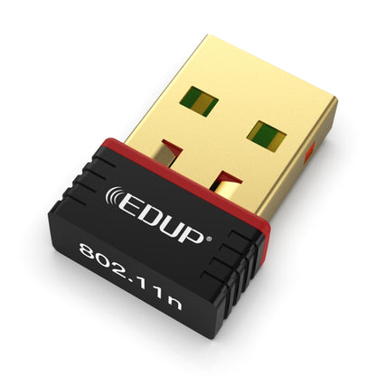 EDUP EP-N8566 150Mbps 802.11N อะแดปเตอร์เครือข่าย USB ขนาดเล็กที่ไม่มีไดรฟ์, EP-N8566