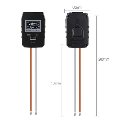 RZ97 Mini ดิน PH ความชื้นวัดความชื้น PH Meter ความชื้นในดิน Monitor เครื่องวัดความชื้นพืชสวน Farming Moisture Tester, RZ97