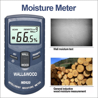 MD920 เครื่องวัดความชื้นไม้พื้นผิวผนัง, MD920
