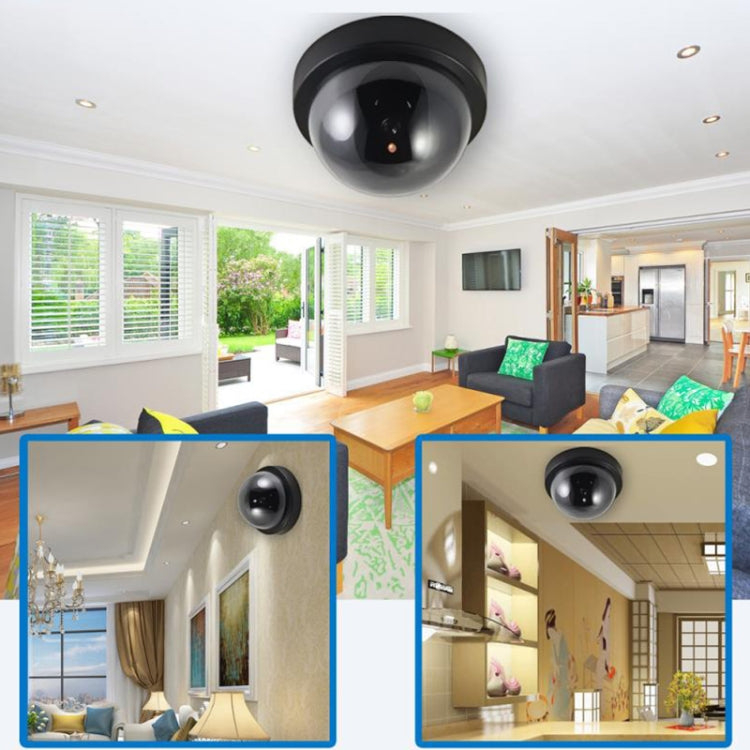 กล้องวงจรปิดอินฟราเรดกันน้ำกลางแจ้ง Dummy Dome LED การเฝ้าระวังความปลอดภัย กล้อง, Dome LED Surveillance Security Camera