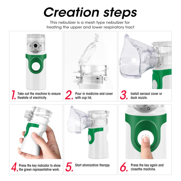 RZ824 Health Careตาข่ายNebulizerมือถือบ้านเด็กผู้ใหญ่หอบหืดInhaler Mini Care Inhale Nebulizerอัลตราโซนิก, RZ824
