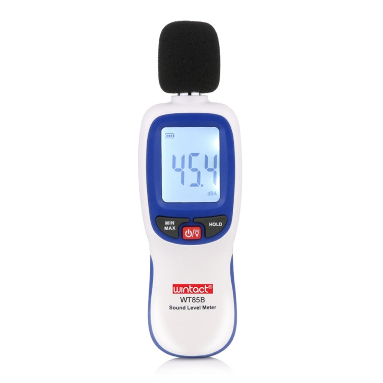 WT85B เครื่องวัดระดับเสียงดิจิตอลเดซิเบลเมตรเครื่องวัดเสียงรบกวนแบบดิจิตอลเครื่องทดสอบเสียงรบกวนด้านสิ่งแวดล้อม, WT85B White, WT85B Black