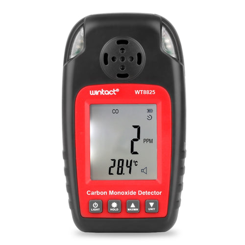 WINTACT WT8825 เครื่องตรวจจับคาร์บอนมอนอกไซด์อิสระ CO Gas Sensor คำเตือนความไวสูง Poisoning Alarm Detector, WT8825