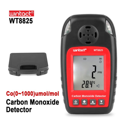 WINTACT WT8825 เครื่องตรวจจับคาร์บอนมอนอกไซด์อิสระ CO Gas Sensor คำเตือนความไวสูง Poisoning Alarm Detector, WT8825